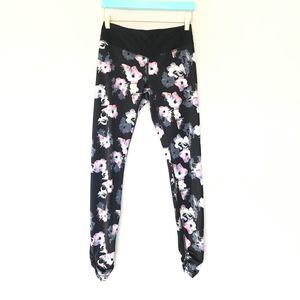 Anthropologie Pure+Good Shadow Floral Leggings XS